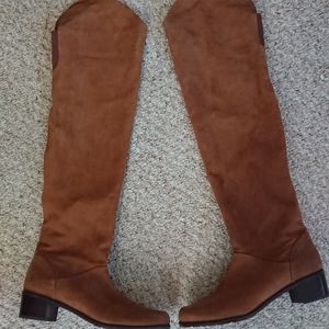 Stuart Weitzman 5050 brown suede boots